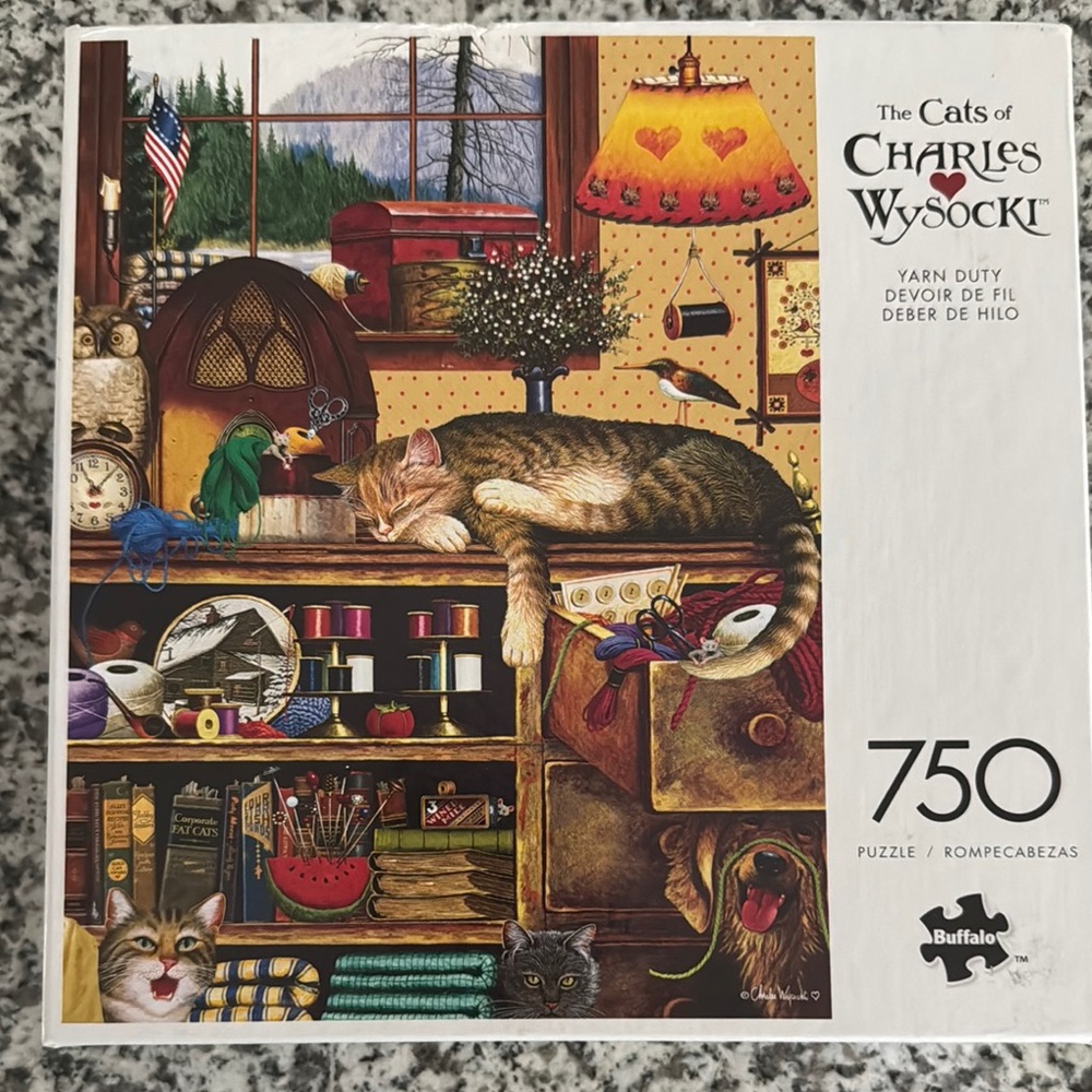 Buffalo David Bitton Colorful Cat Puzzle